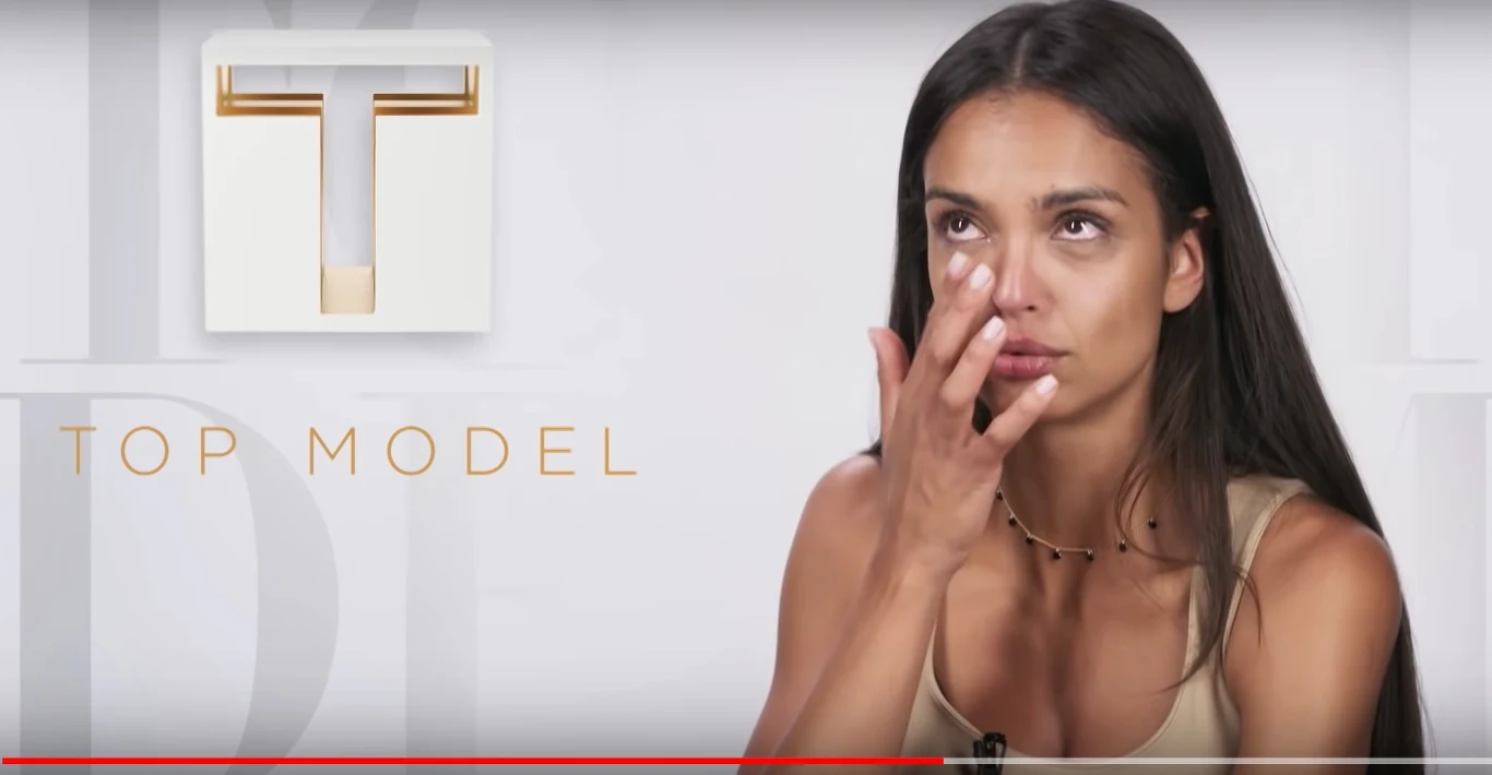 Klaudia El Dursi w programie "Top model" 