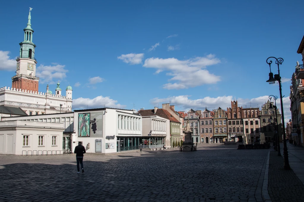 Puste ulice w Poznaniu Puste ulice w Poznaniu