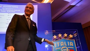 Szef Włoskiej Federacji Piłkarskiej Gabriele Gravina 