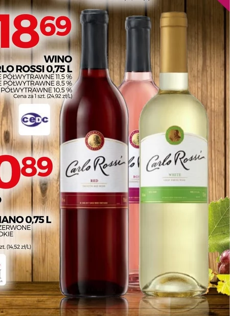 Wino Carlo Rossi