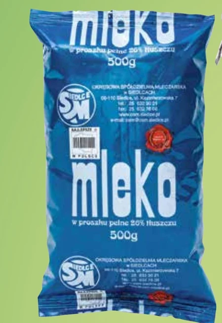 Mleko w proszku OSM Siedlce