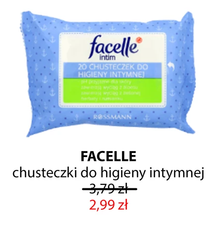 Chusteczki do higienny intymnej Facelle