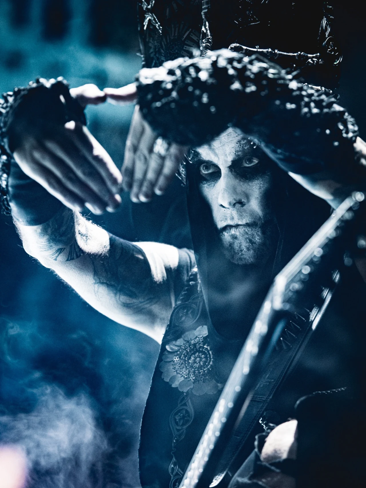Nergal (Behemoth) w akcji Nergal (Behemoth) w akcji