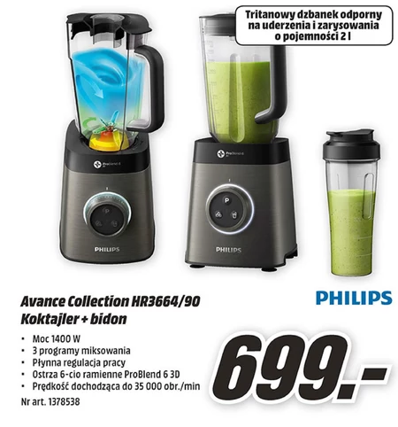 Koktailer HR3664/90 Philips
