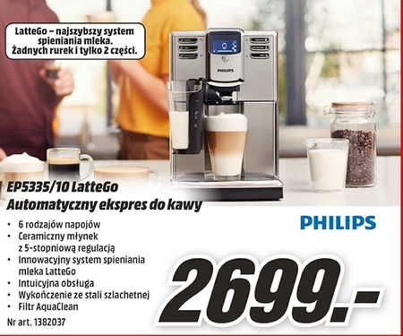 Ekspres do kawy EP5335/10 Philips