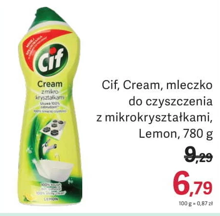 Mleczko do czyszczenia Cif