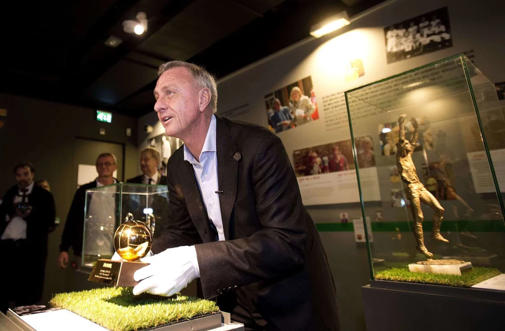Johan Cruijff, legenda Ajaksu Amsterdam, ale także FC Barcelona Johan Cruijff, legenda Ajaksu Amsterdam, ale także FC Barcelona