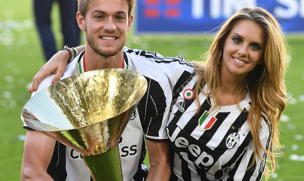 Daniel Rugani i Michela Persico