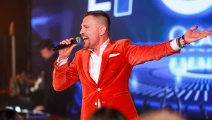 Krzysztof Ibisz podczas wiosennej ramówki Polsatu 