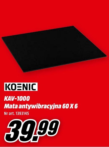 Mata Antywibracyjna Koenic Promocja Media Markt Ding Pl