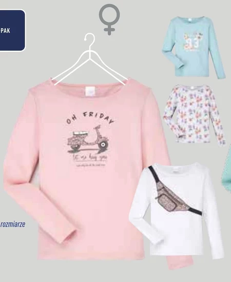 T-shirt dziewczęcy Pocopiano