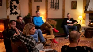 Marta Manowska na planie pierwszego odcinka "Ośmiu wspaniałych"