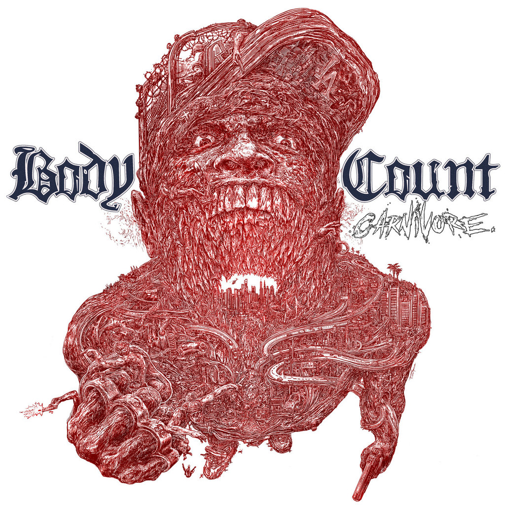 Okładka płyty "Carnivore" grupy Body Count