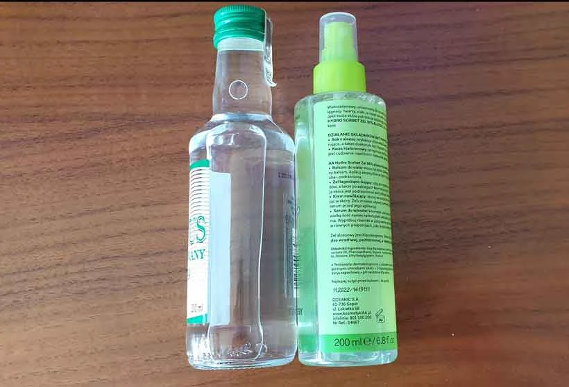 Spirytus plus aloes i płyn gotowy 