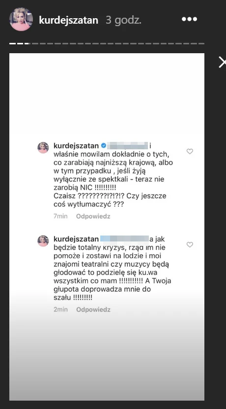 Kłótnia Basi Kurdej-Szatan Kłótnia Basi Kurdej-Szatan