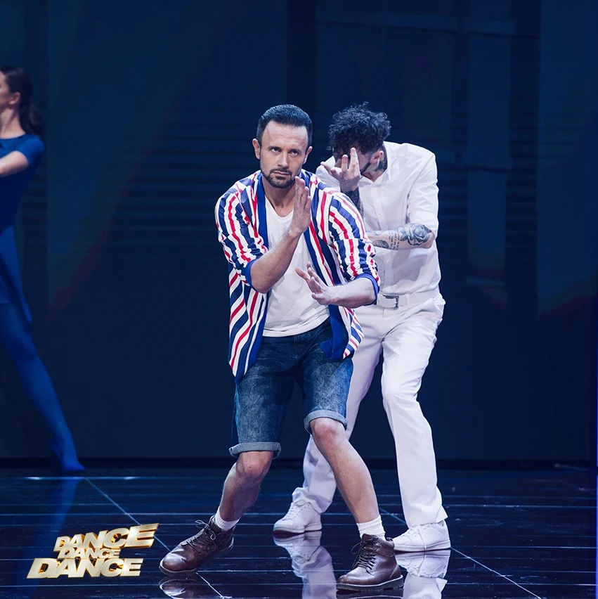 Przemysław Cypryański w programie "Dance Dance Dance"