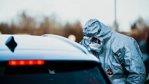 Opolskie: Kłamiąc o zakażeniu wirusem, chciał uniknąć kontroli drogowej (zdj. ilustracyjne)