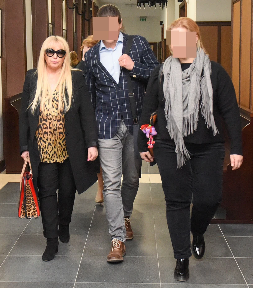 Maryla Rodowicz z synem i córką