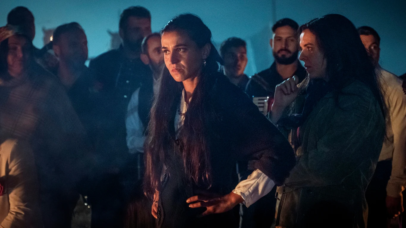 Klara na planie filmu "Zenek" Klara na planie filmu "Zenek"