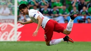 Bartosz Kapustka - jeden z zawodników uczestniczących w akcji #giniemydlazycia