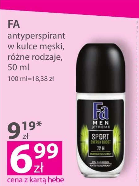 Antyperspirant Fa