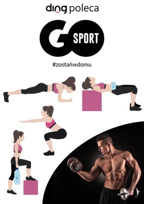 Zostań w domu i ćwicz z Go Sport