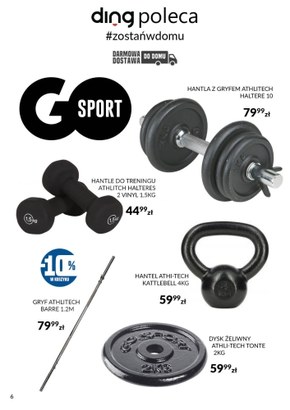 Zostań w domu i ćwicz z Go Sport