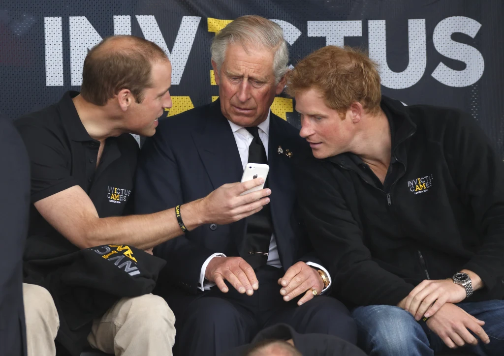 Książę William, książę Karol i Harry Książę William, książę Karol i Harry