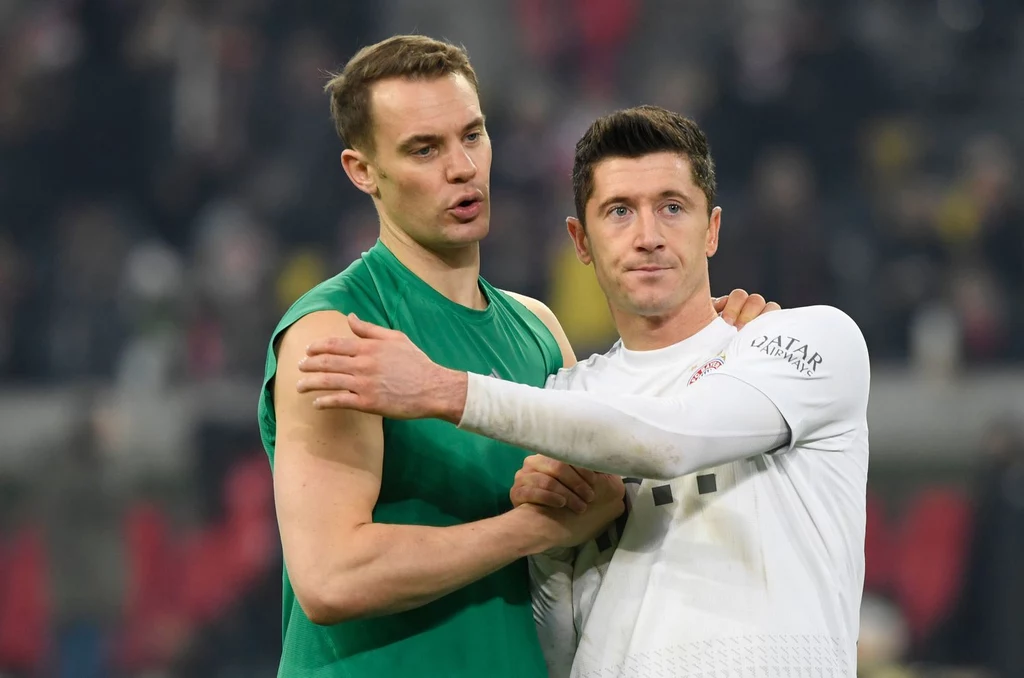 Manuel Neuer i Robert Lewandowski Manuel Neuer i Robert Lewandowski