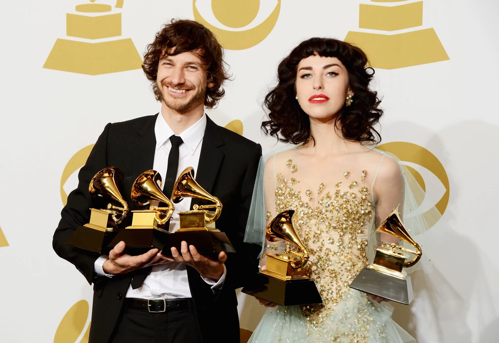 Kimbra wraz z Gotye na rozdaniu nagród Grammy w 2013 roku