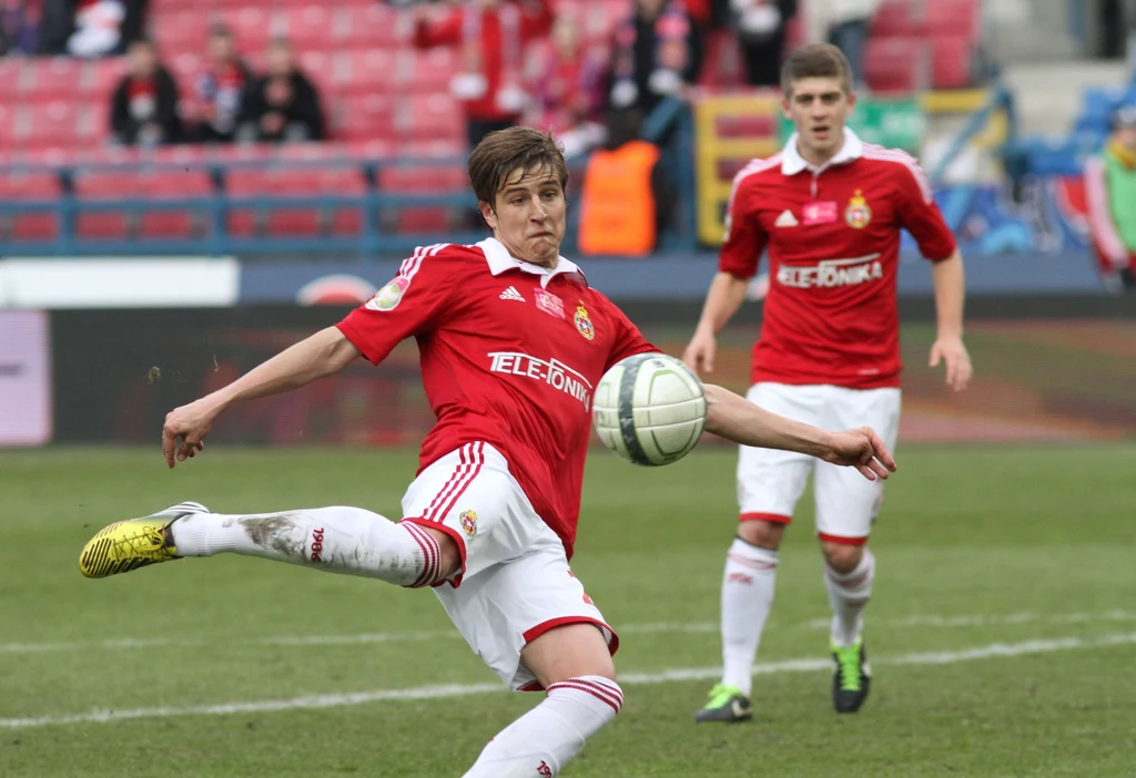 Cezary Wilk w barwach Wisły Kraków Cezary Wilk w barwach Wisły Kraków