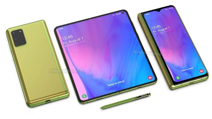 Samsung Galaxy Fold 2 render / fot. WindowsUnited