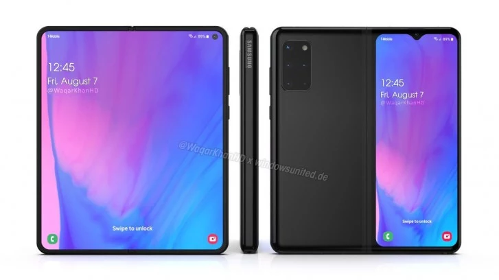 Samsung Galaxy Fold 2 render / fot. WindowsUnited