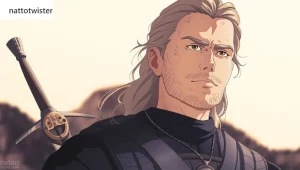 Wiedźmin według artystki Caroliny Oliveiry