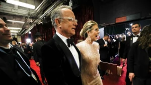 Tom Hanks z żoną Ritą Wilson