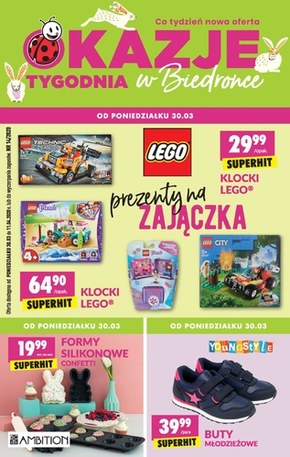 Prezenty na zajączka w Biedronce!