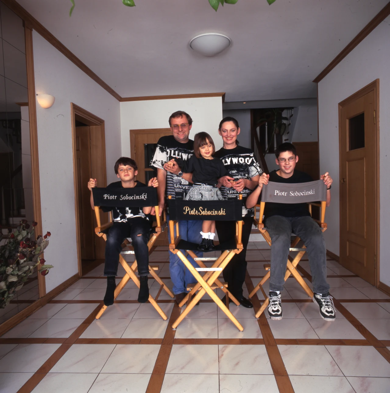 Hanna Mikuć z rodziną Hanna Mikuć z rodziną