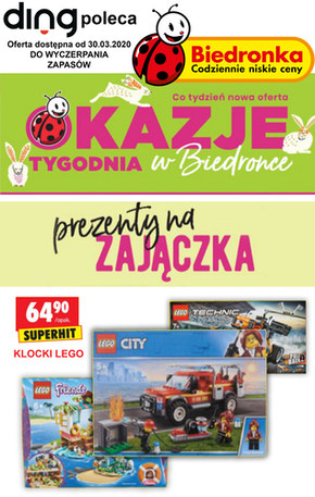 Prezenty na Wielkanoc w Biedronce