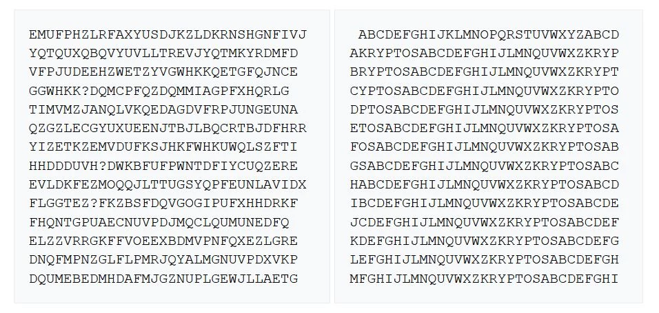 Szyfr zawarty na Kryptos