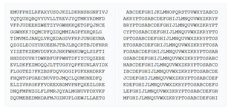 Szyfr zawarty na Kryptos