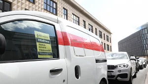 Protest w centrum stolicy