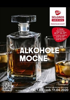 Alkohole mocne w Selgros