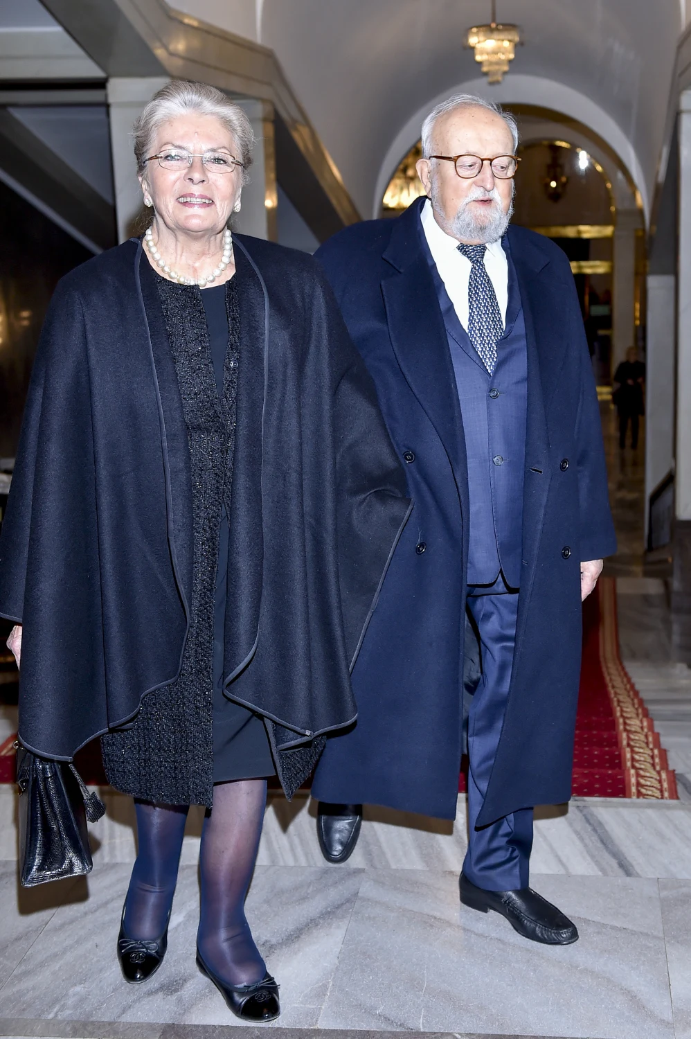 Krzysztof Penderecki z żoną Krzysztof Penderecki z żoną