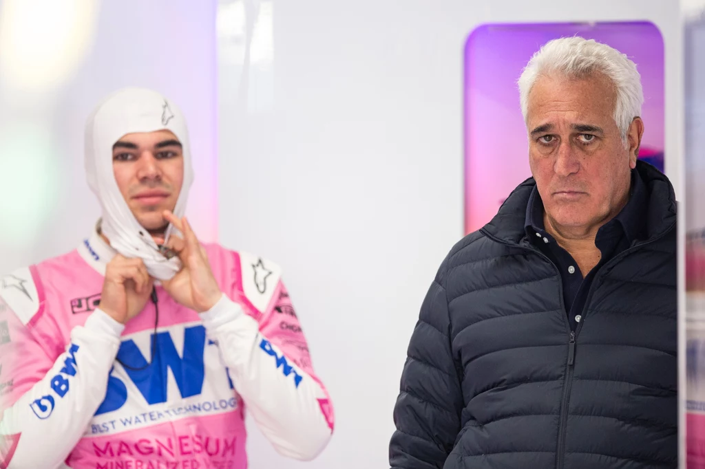 Lawrence Stroll i jego syn Lance