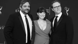 Ekipa odpowiedzialna za "Crazy-Ex-Girlfriend": Adam Schlesinger, Rachel Bloom i Jack Dolgen