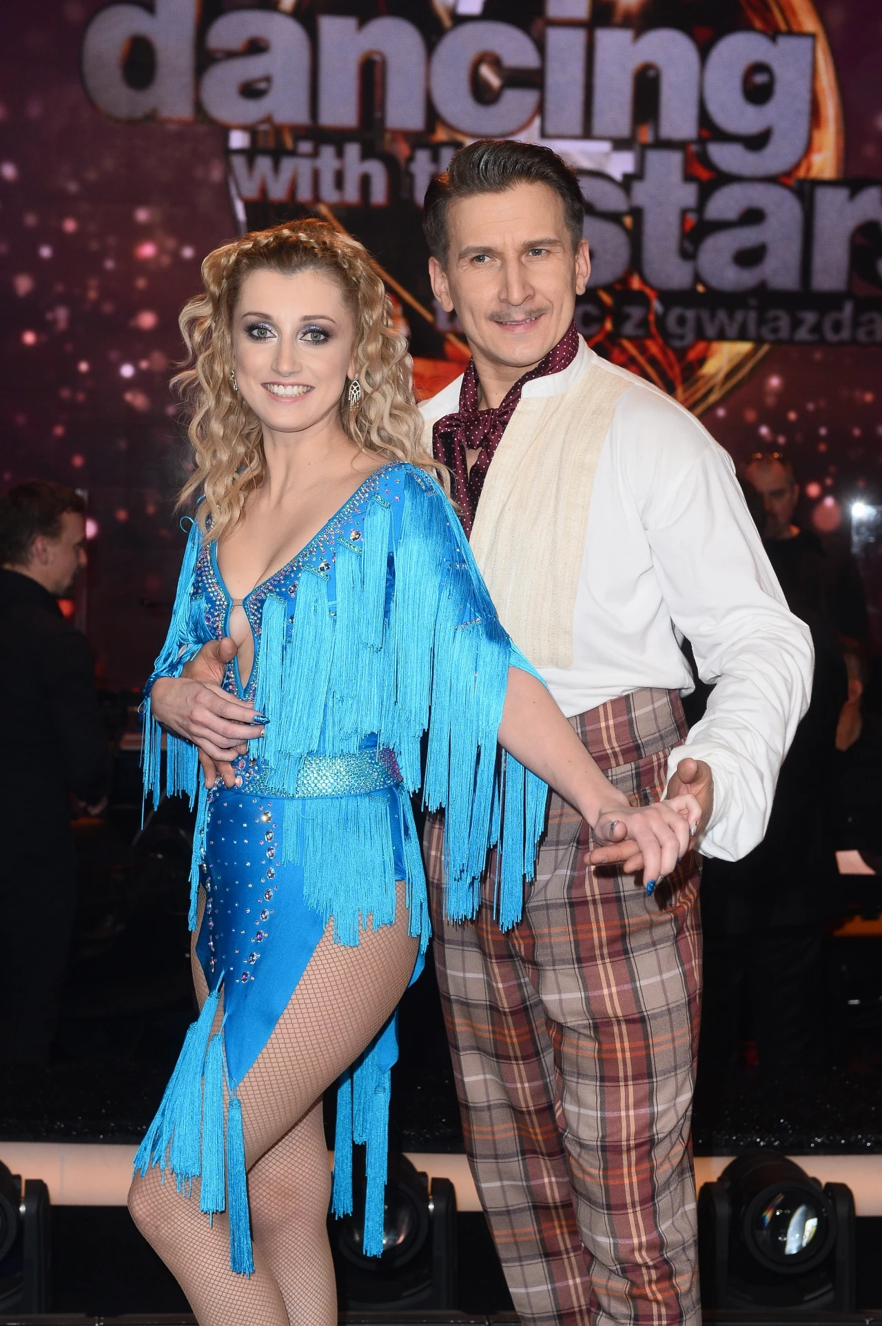 Tomasz Barański, na zdj. z Justyną Żyłą Tomasz Barański, na zdj. z Justyną Żyłą