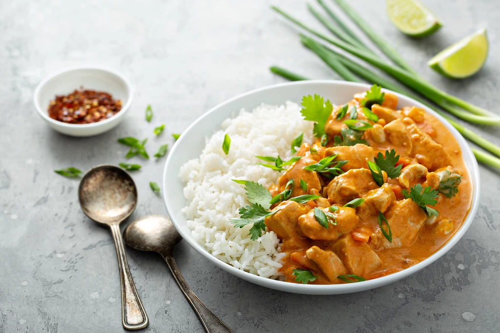 Curry z ryżem