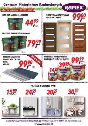 Oferta na kwiecień w sieci