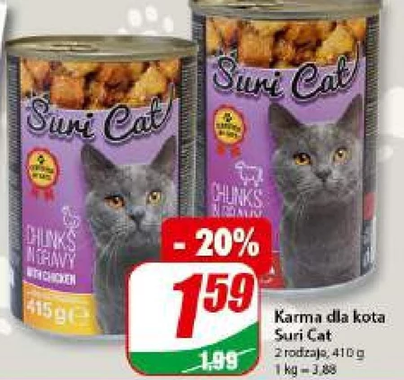 Karma dla kota Suri cat