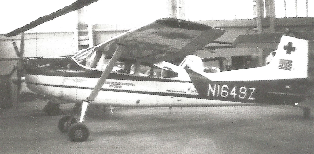 Cessna "Danuta" N1649Z, hangar Balice. 